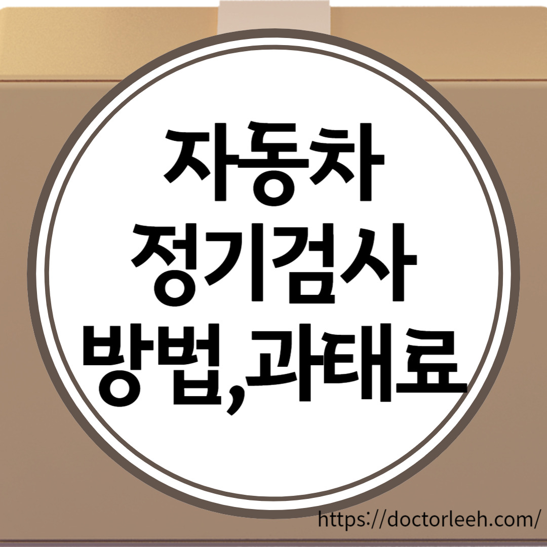 자동차 정기검사 유효기간, 정기검사 방법 및 기준, 과태료 정리