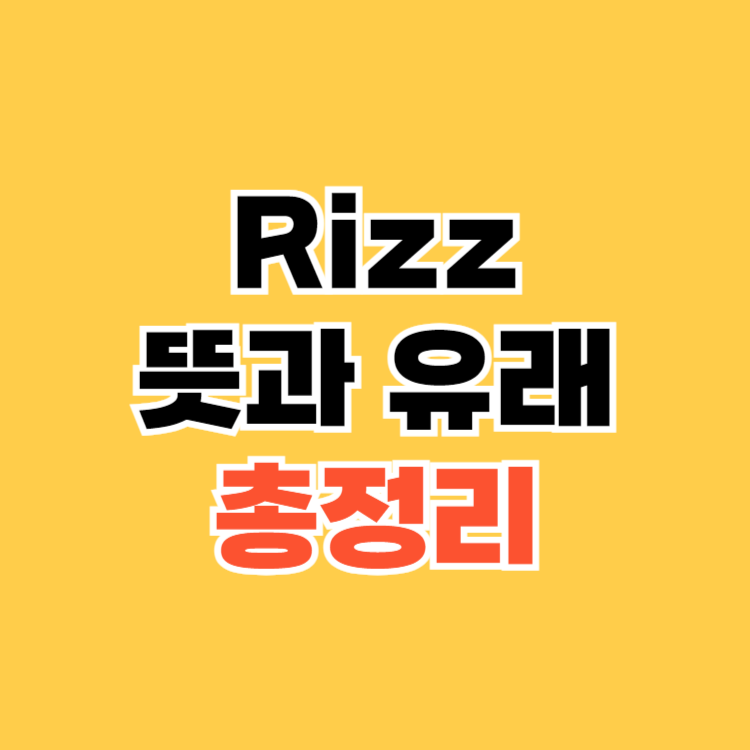 Rizz 뜻과 유래: 이성을 꼬시는 능력에 대해 알아보자