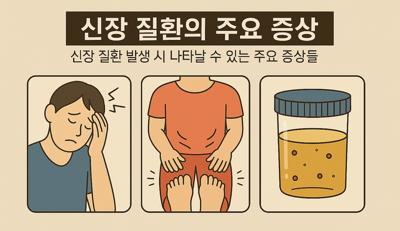 신장 질환의 주요 증상