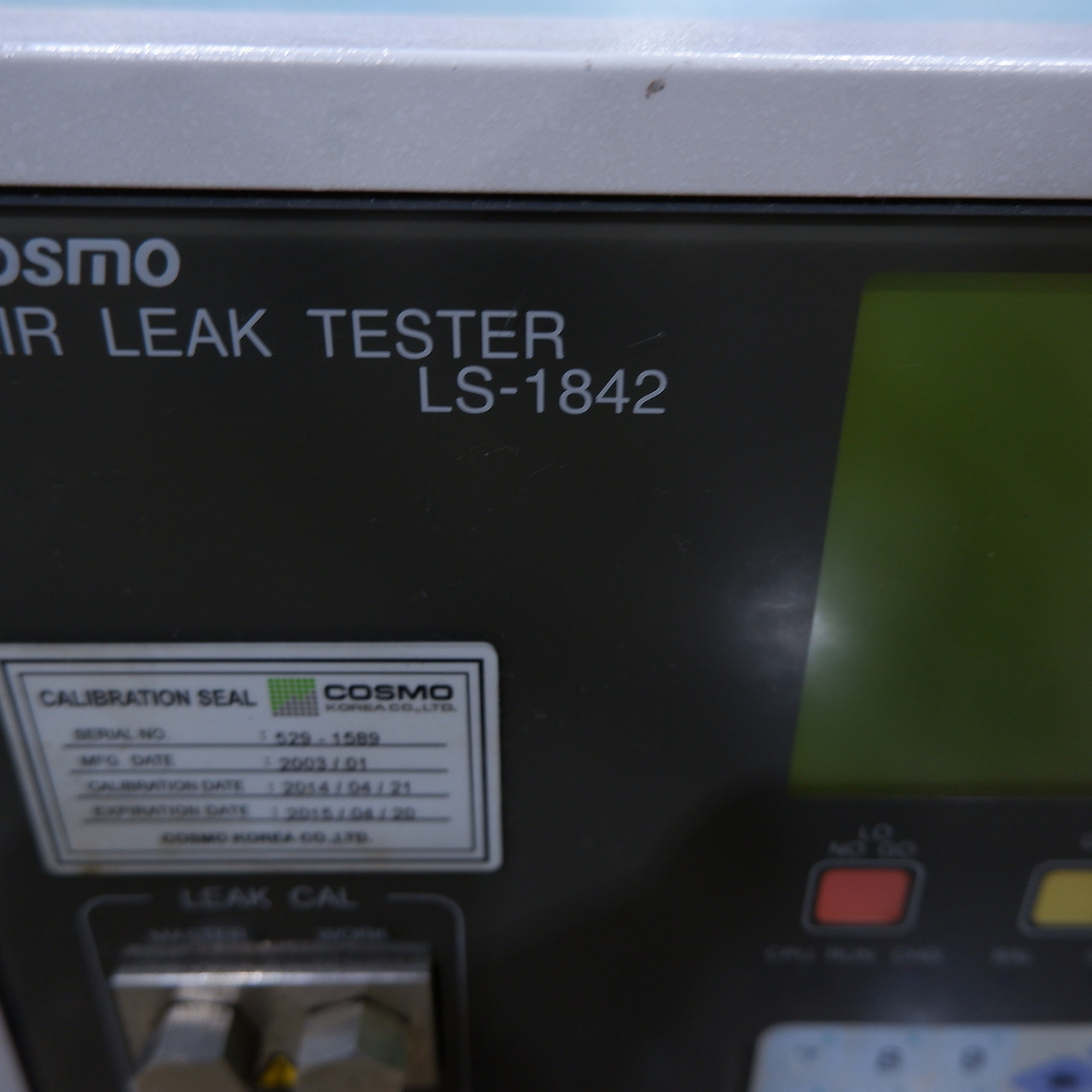 LS1842 [ETC CONTROLLER] COSMO AIR LEAK TESTER LS 1842 ㈜엠이티 산업 자동화 장비