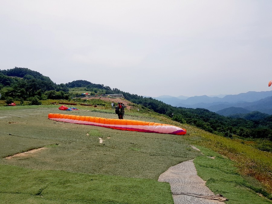 단양여행 1st. 단양패러마을 하늘을 날며 행복을 느끼다.