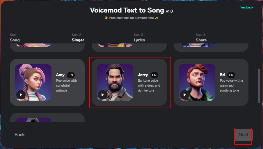 내가 만든 가사를 가지고 AI 뮤지션으로 음악 만들기 | VoiceMod 4 ywAAAAAAQABAAACAUwAOw==