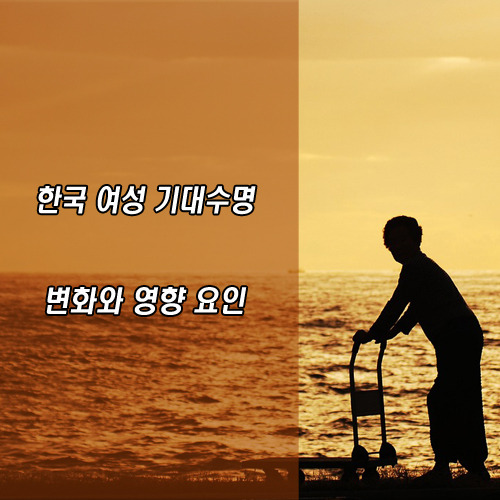 한국 여성 기대수명 연령 관련 변화와 영향 요인
