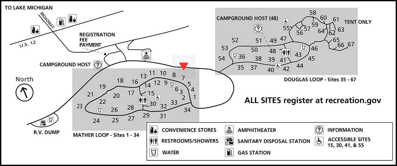 미국 캠핑 - 인디애나 듄스 국립 공원 Dunewood Campground, IN :: 미국캠핑일기