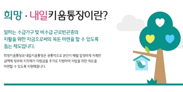 저축액 2~4배 불려주는 '희망키움' 등 통장사업 신청 3 ywAAAAAAQABAAACAUwAOw==