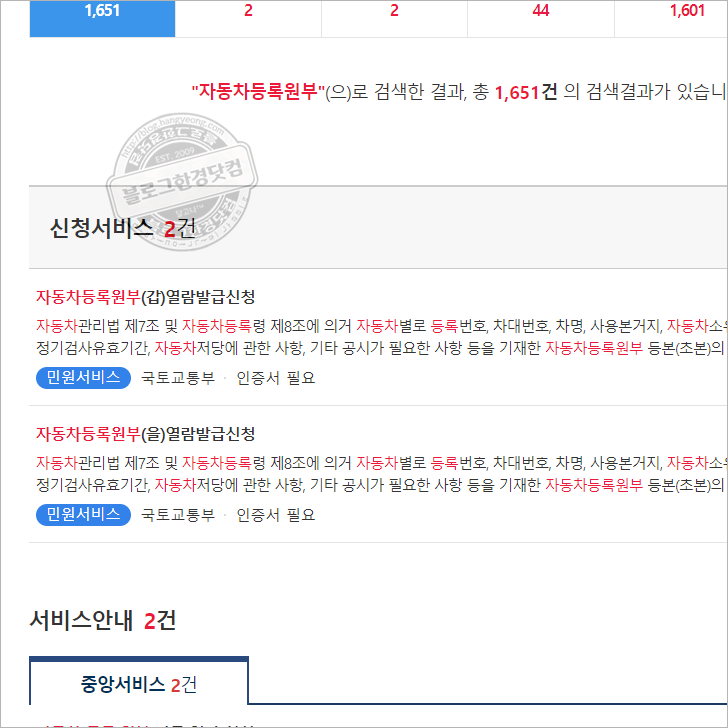 자동차등록원부(갑)(을)? 정부24에서 무료로 발급받는 방법