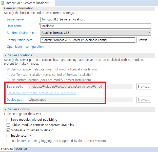 (Eclipse) Deployment Assembly