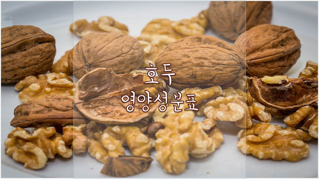 호두 칼로리 영양성분 비타민 미네랄 아미노산 혈당지수(Gi지수)