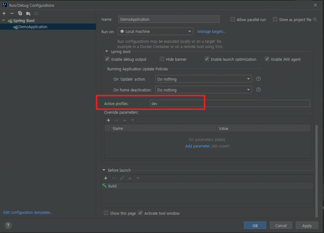  Spring Boot IntelliJ Application yml 