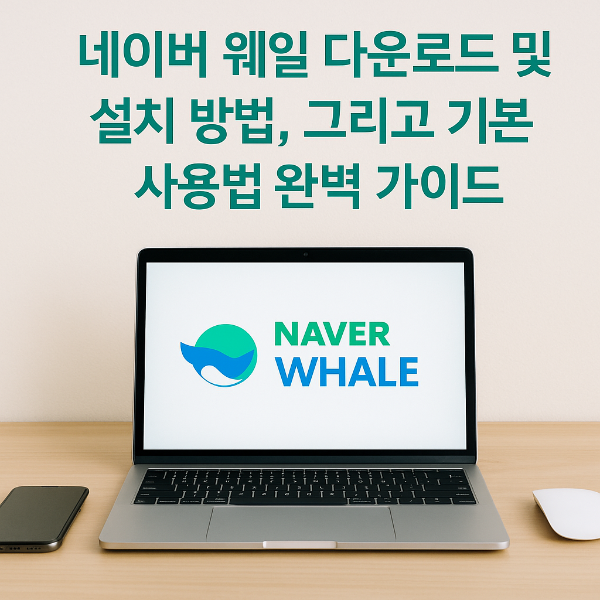 네이버 웨일 다운로드와 설치 방법 그리고 기본 사용법 총정리