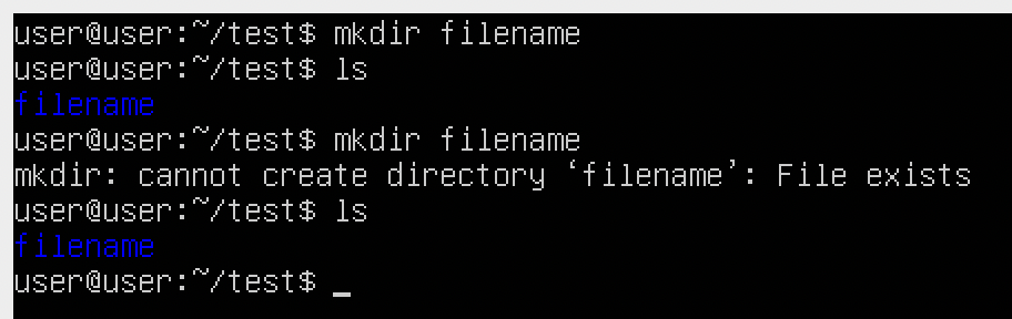 Ubuntu Mkdir Cannot Create Directory