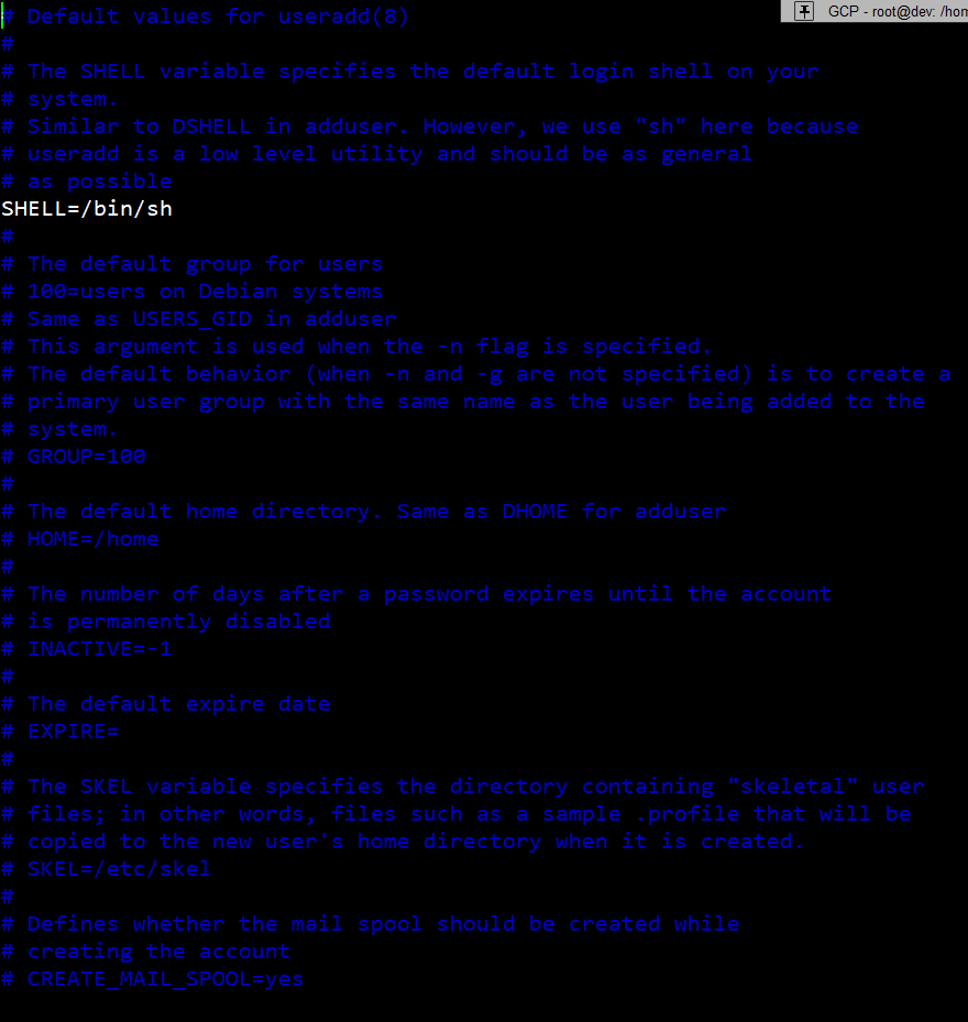 Linux useradd default home ubuntu 20 04 soowim