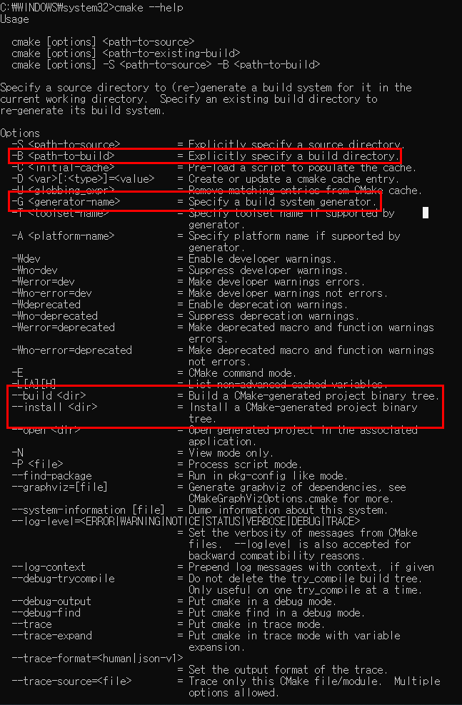 Cmake visual studio hromcams