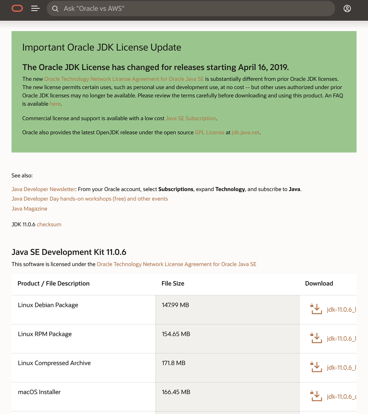jdk 11 download mac