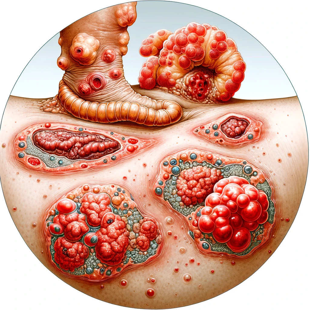 A06.7 피부 아메바증(Cutaneous amoebiasis)