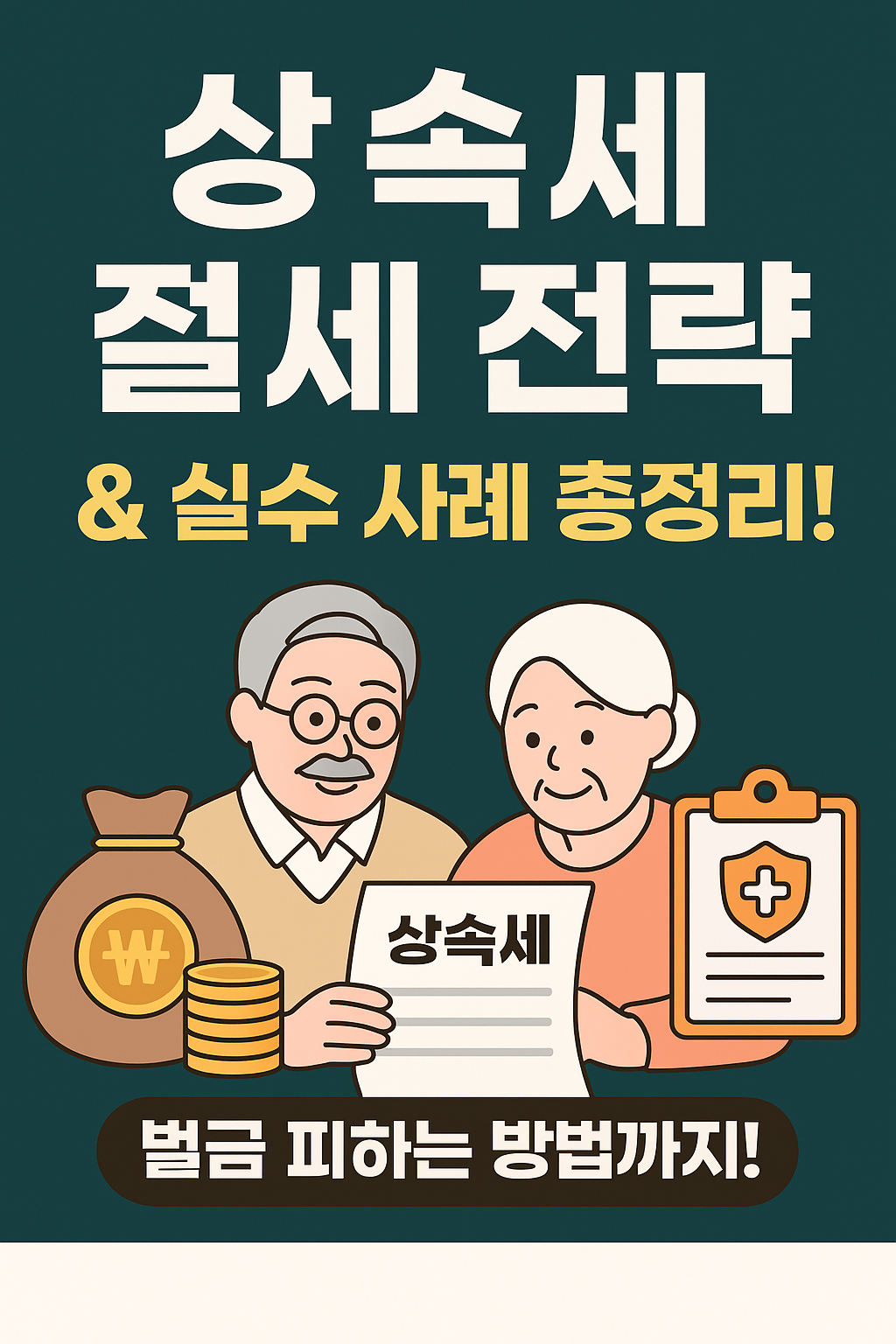 상속세 절세 전략 & 실수 사례 총정리! (벌금 피하는 방법까지)