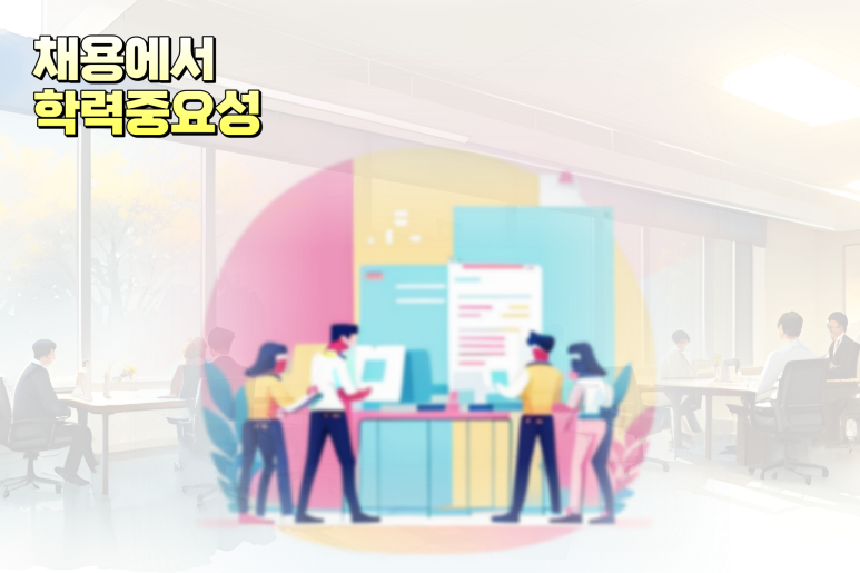 취업시 학력 중요성