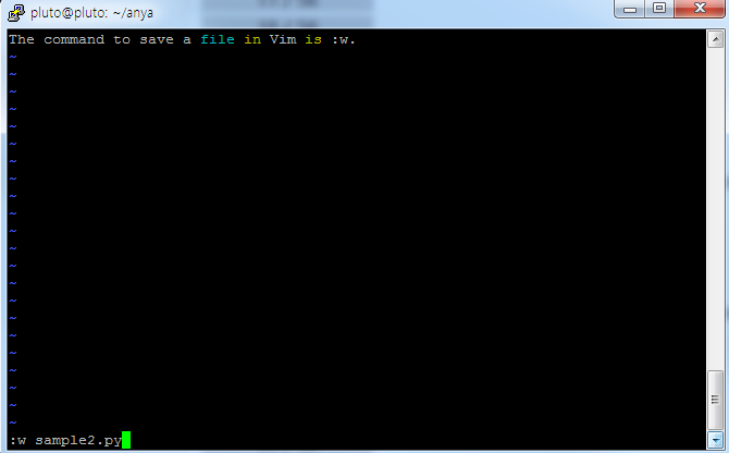 Vim How To Save A File In Vim And Quit The Editor How To Save A File In Vim 