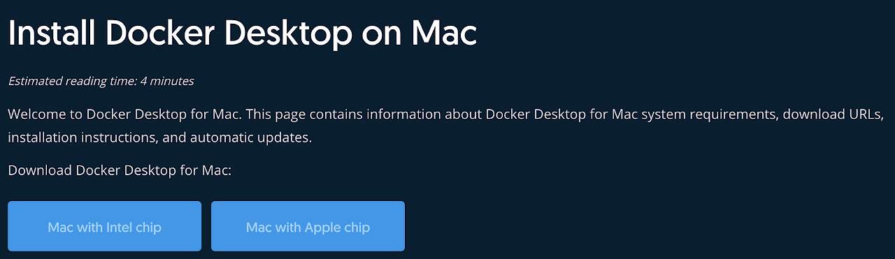 install docker on mac m1