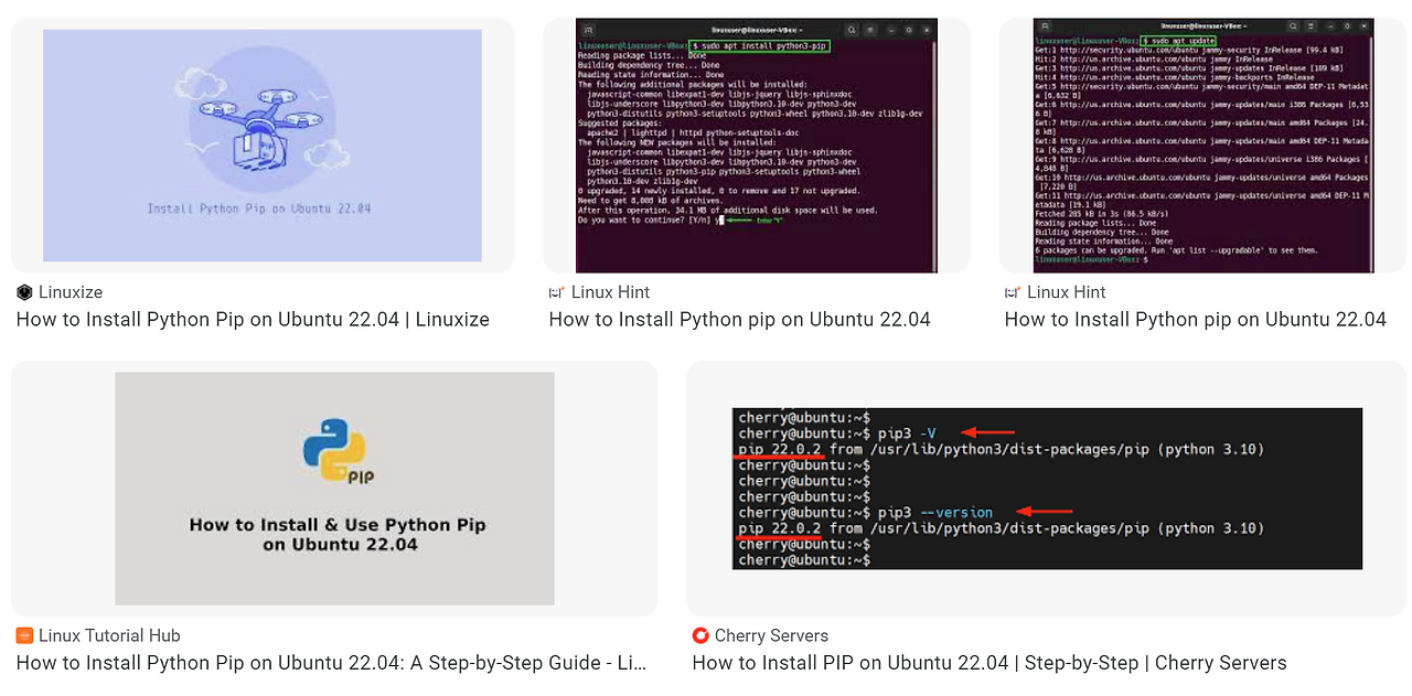 Ubuntu 22 04 python pip 