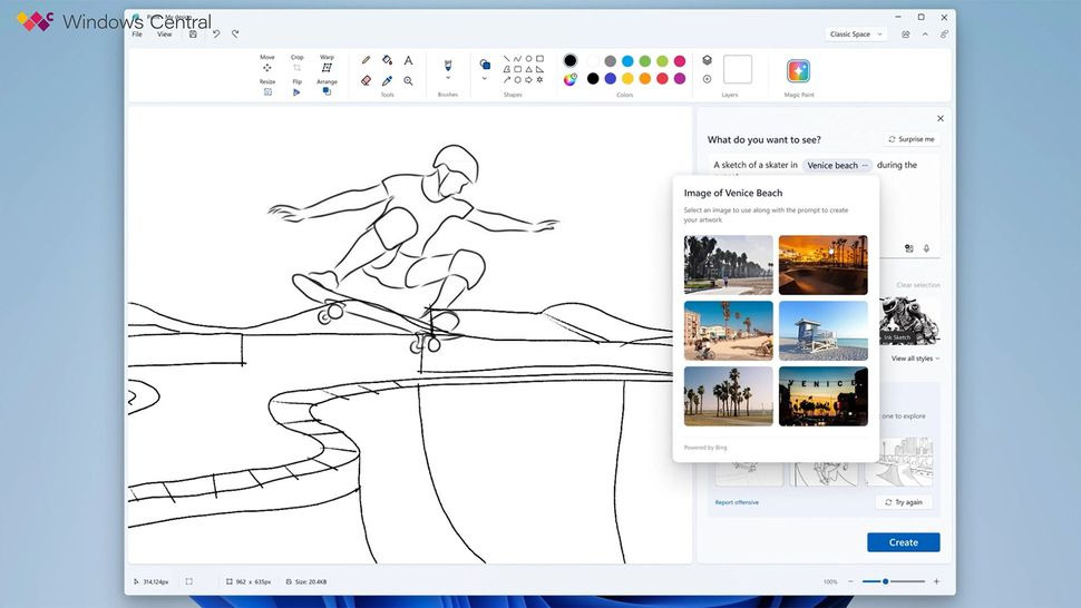 Windows11 그림판 및 사진과 같은 앱에 AI 기능을 추가할 계획 1 ywAAAAAAQABAAACAUwAOw==