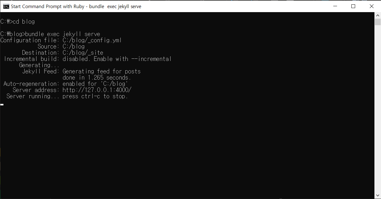 jekyll for windows