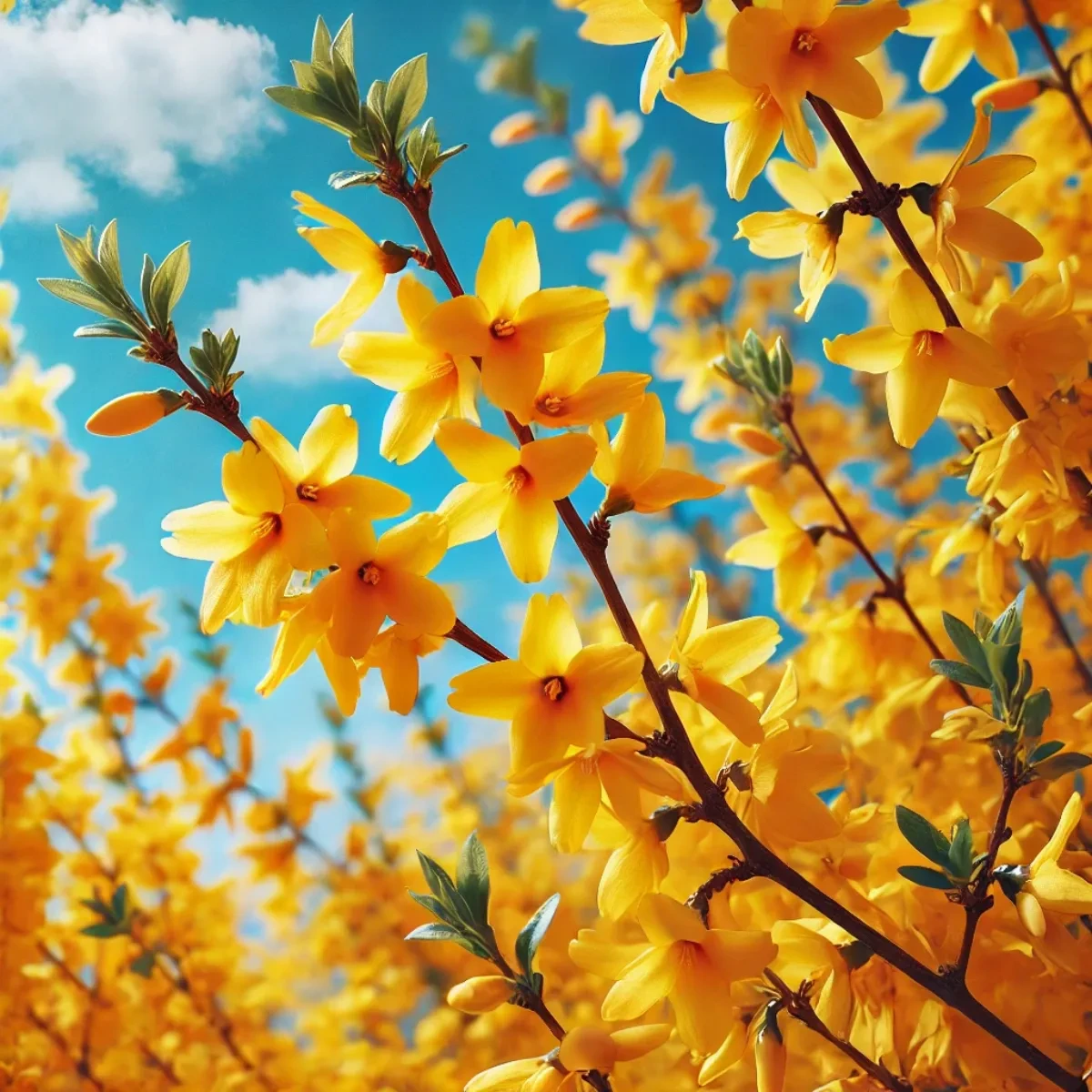 봄 개나리 이미지