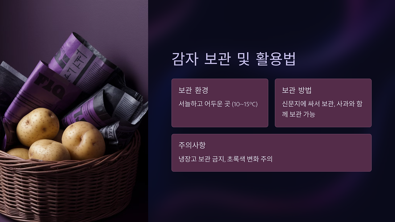 감자 심는 최적의 시기와 재배 방법