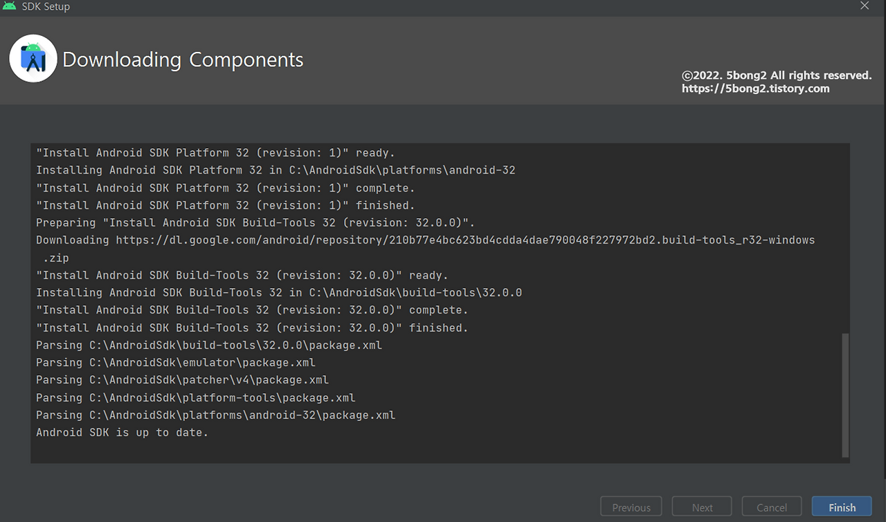 Your sdk location contains non ascii