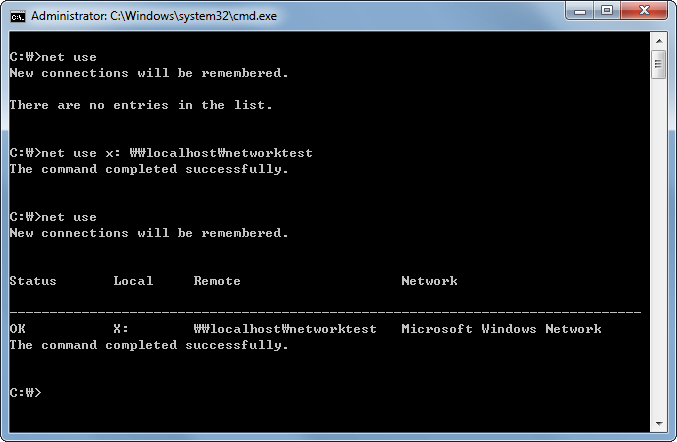 네트워크 공유폴더를 관리하는 방법 net use 명령어 delete persistent : net use 명령어 사용법