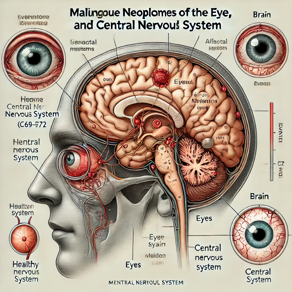 [C69-C72] 눈, 뇌 및 중추신경계통의 기타 부분의 악성 신생물(C69-C72)