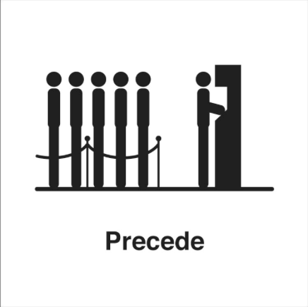 접두어 pre - precaution, precede, precise