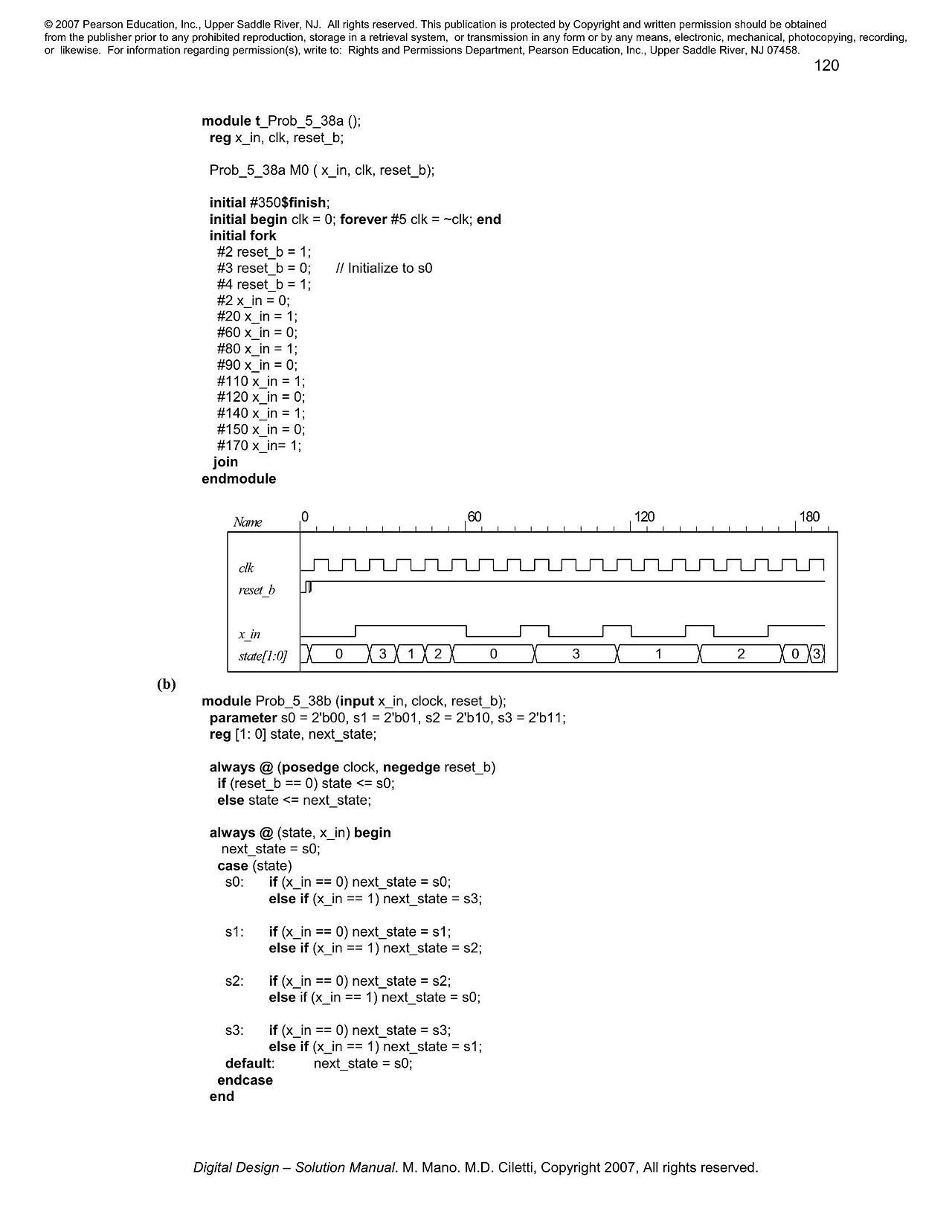 Solution manual to digital logic and computer design by m morris mano