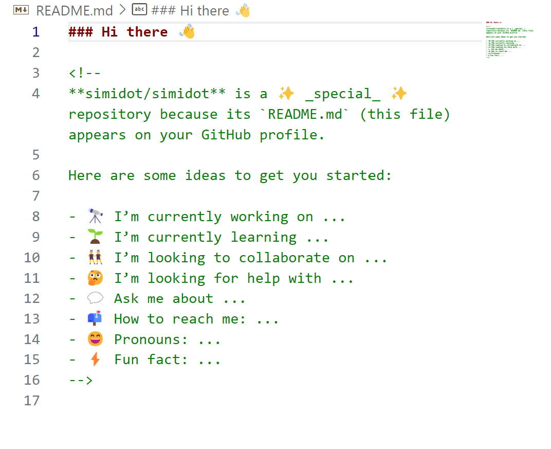 [Github] 내 프로필 README.md 만들기