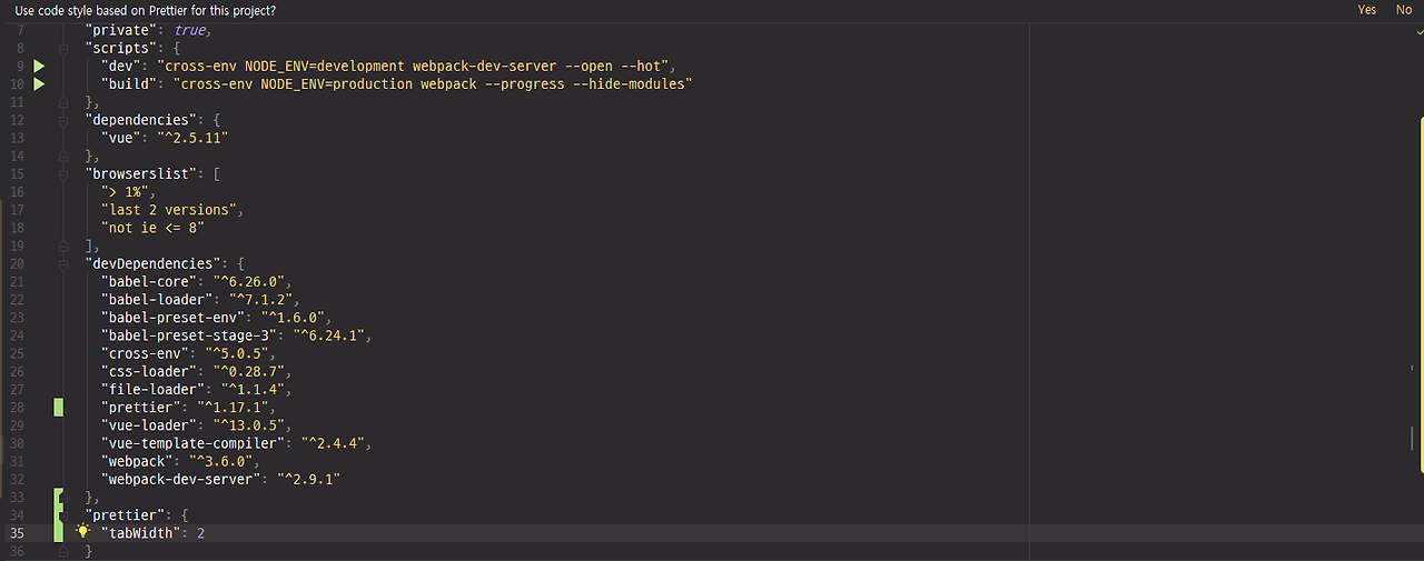 webstorm prettier on save