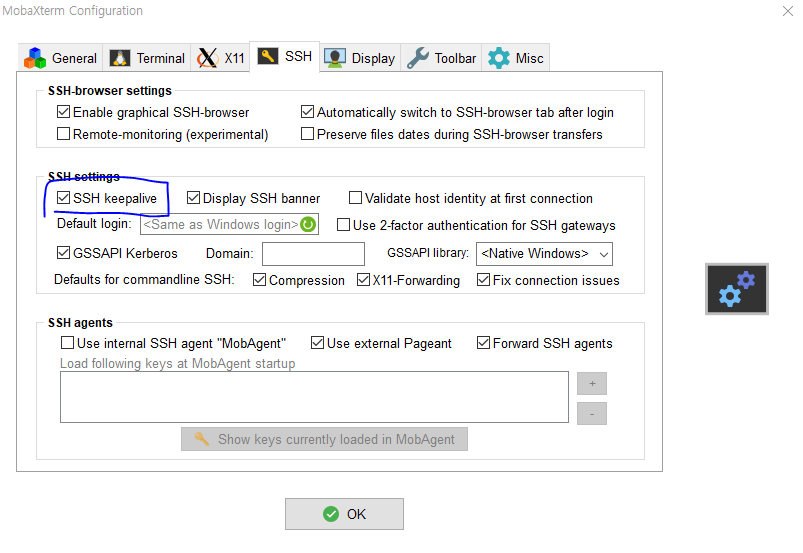 putty software caused connection to abort