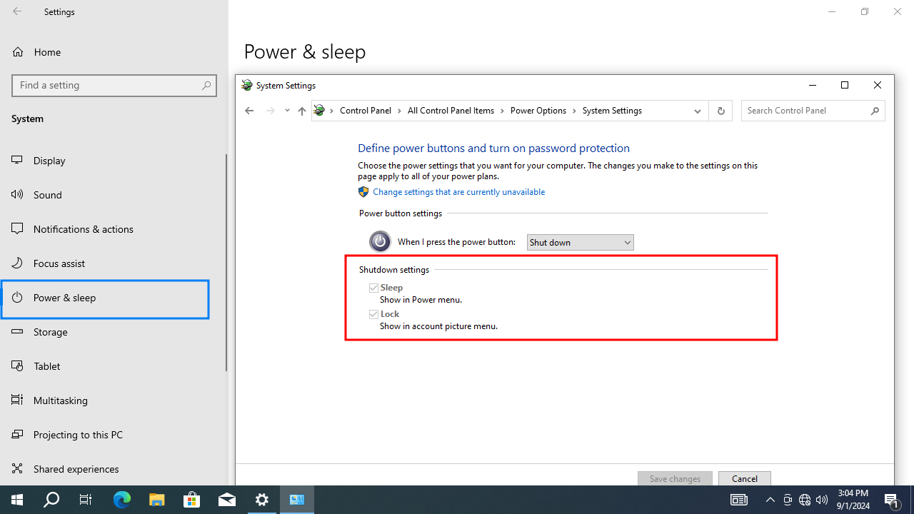 419. 윈도우10 전원 단추 작동 설정 - 종료 설정 메뉴 표시 | Windows 10 Settings - Control ...