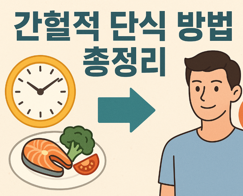 간헐적 단식 방법 총정리!