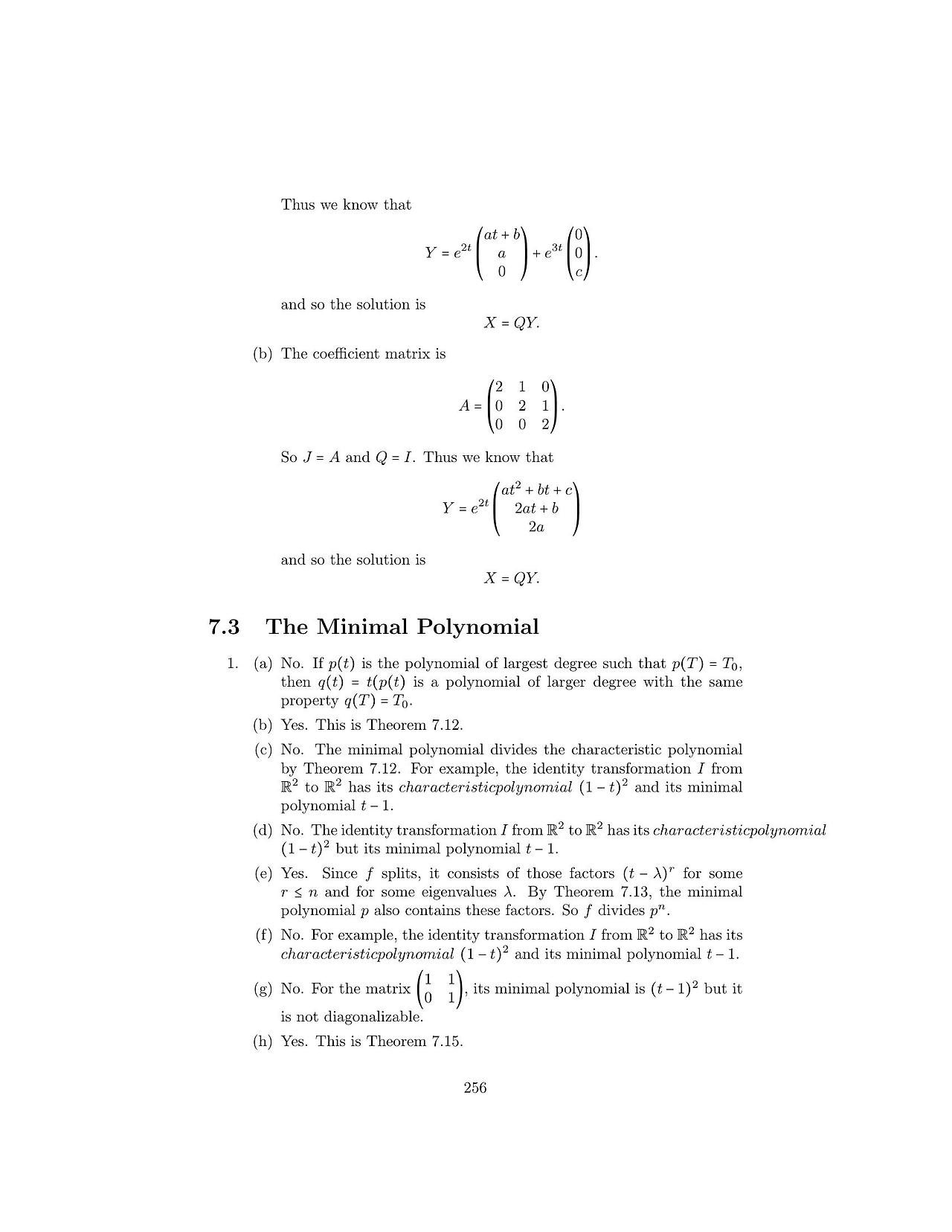 Solutions to linear algebra stephen h friedberg fourth edition