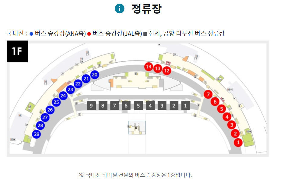 신치토세 공항 - 삿포로 버스, 국제선 지도, 66번 국내선 가는법