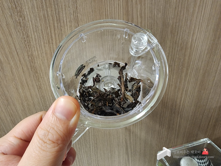 잎차 우려먹기 좋은 티 머그 추천(맥파이앤타이거 표일배 후기) 5 티머그