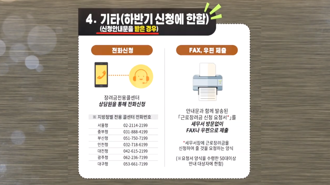 근로장려금 신청자격조회