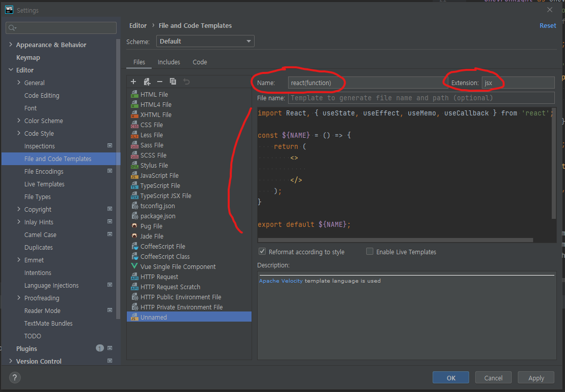 webstorm react