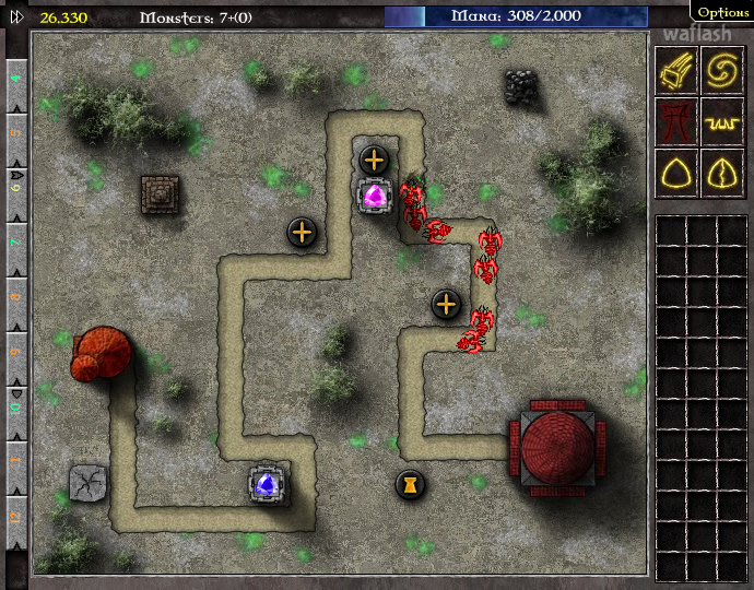 젬크래프트 챕터 0 (GemCraft Chapter Zero Gem of Eternity) 플래시게임 와플래시 아카이브