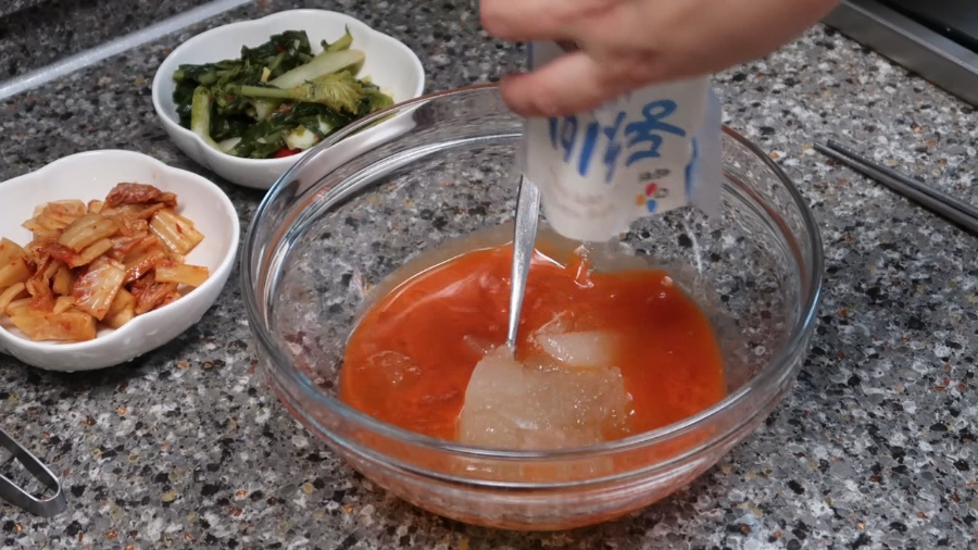 김치말이국수 황금레시피 집에서 육수 살얼음 만드는 방법(육수 양념 비율) 25 김치말이국수 황금레시피-육수양념비율-살얼음