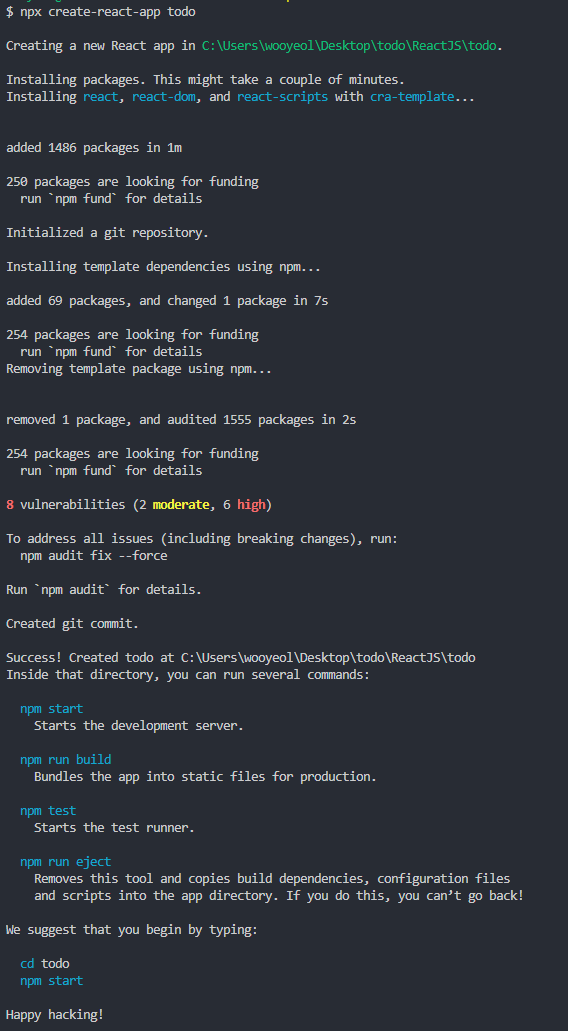  react javascript todo list 1 