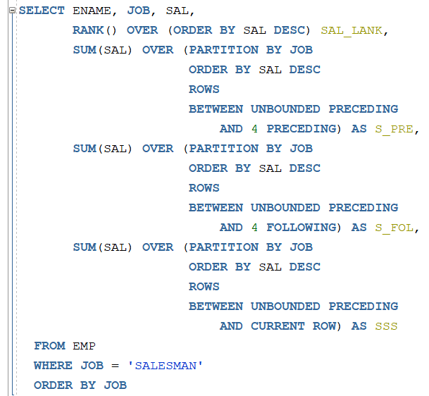 신기한 연구소 [HOW]오라클 윈도우함수(분석함수) 기본 사용하는 방법, ORACLE WINDOW FUNCTION