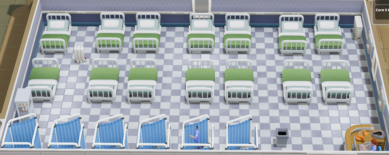 two point hospital a stitch in time