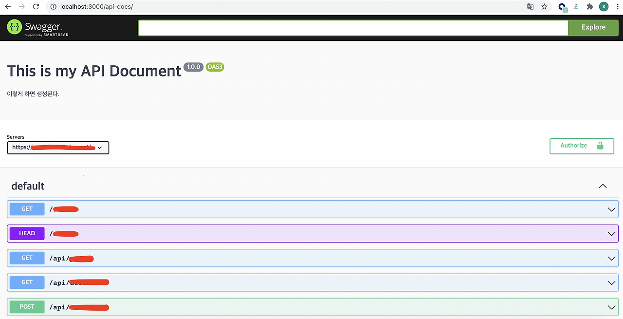  NodeJS Swagger Swagger autogen 