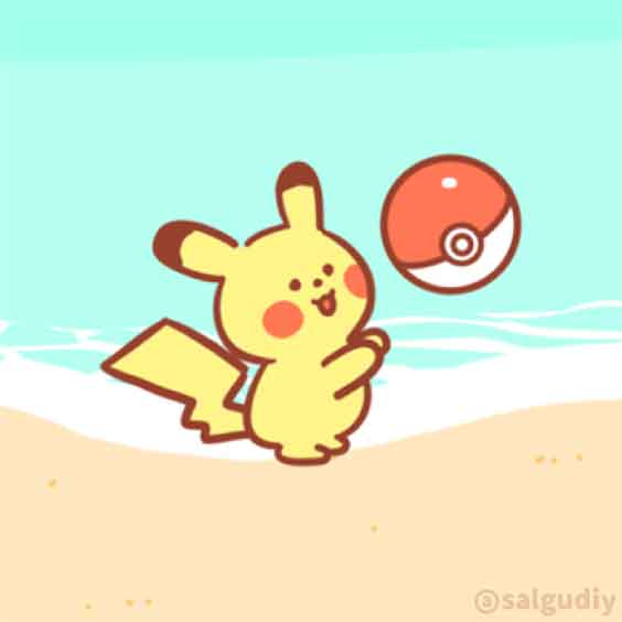Pikachu Summer Beach Profile Picture